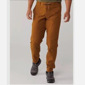 REI Co-op NEW Trailsmith Jogger Pants Hiking Rust/Walrus Brown Cotton Men 34x30